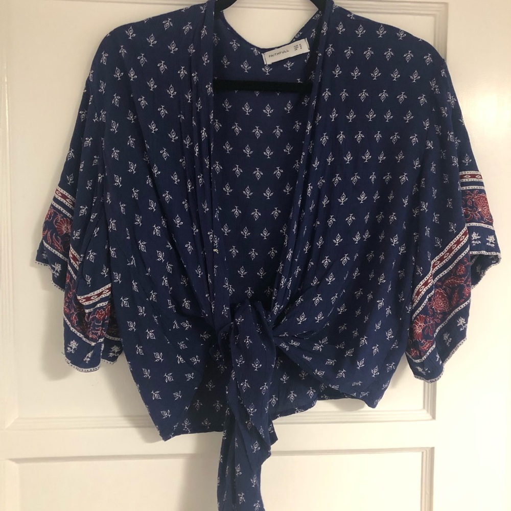 Faithfull the brand tie top